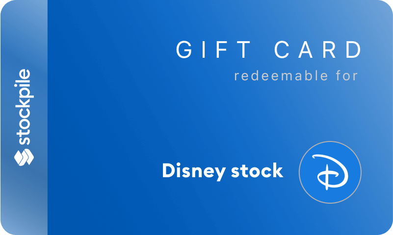 Disney Stock Gift Card